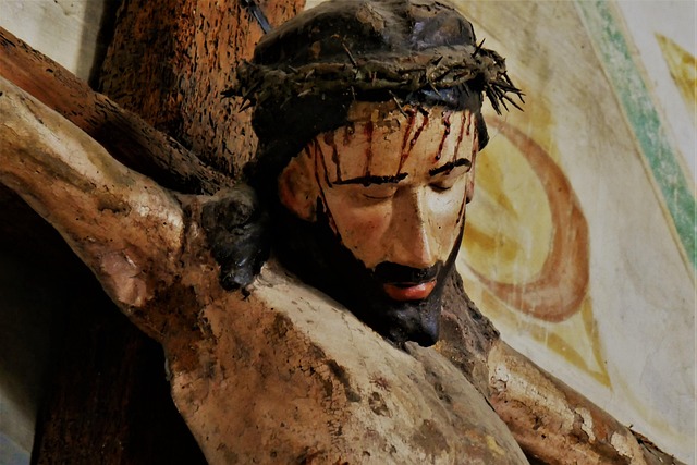 This is the image of Jesus on the cross
