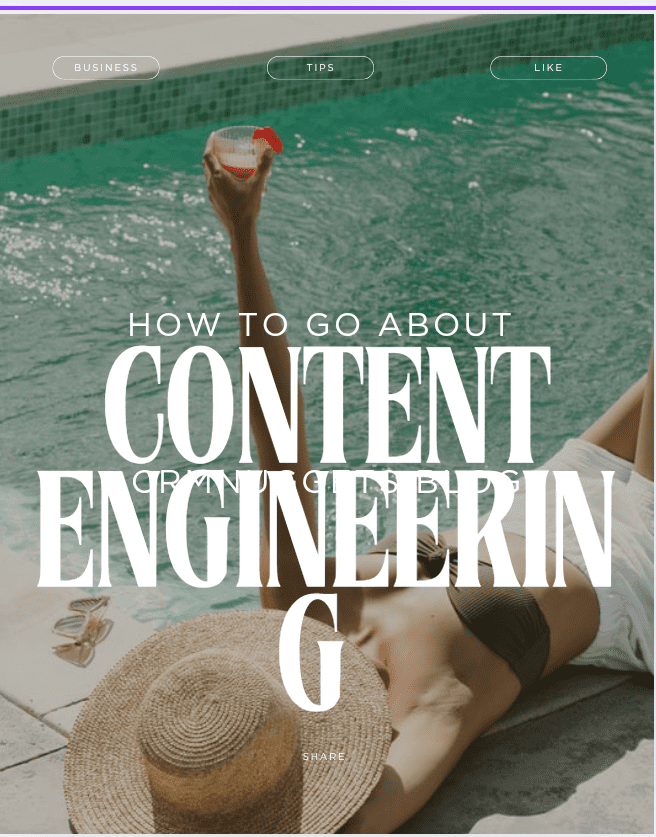 Creating Content Engineering. 10 Processes Involved