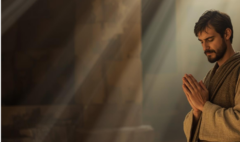 A disciple praying